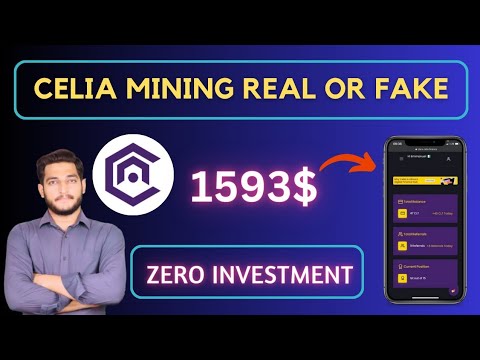 Celia Mining App || Cilia mining Real or fake ? || free Earning Airdrop  | earn money online