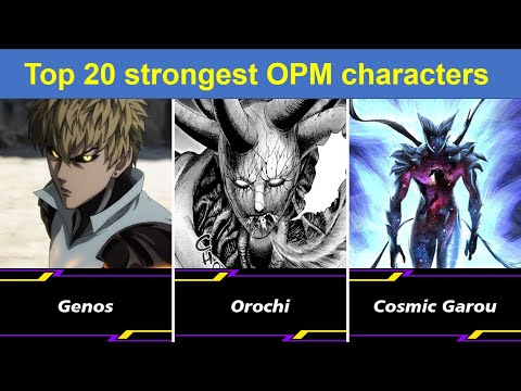 Top 20 Strongest Characters in One Punch Man