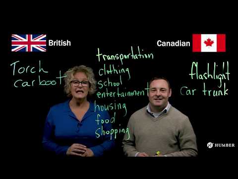 English For ESL: British vs North American Vocabulary - Series Overview