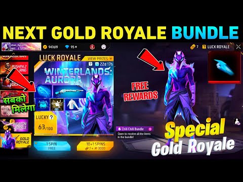 Next Gold Royale Bundle 100% Confirm | Winterland Event Free Fire | New Event Update Free Fire Today