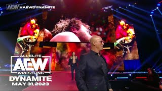 Don Callis entrance with his new ally Konosuke Takeshita: AEW Dynamite, May 31, 2023