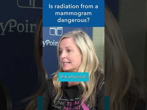 Is radiation from a mammogram dangerous? #shorts