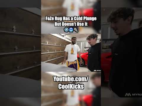 FaZe Rug Has a Cold Plunge But Doesn’t Use It ❄️🥶👟