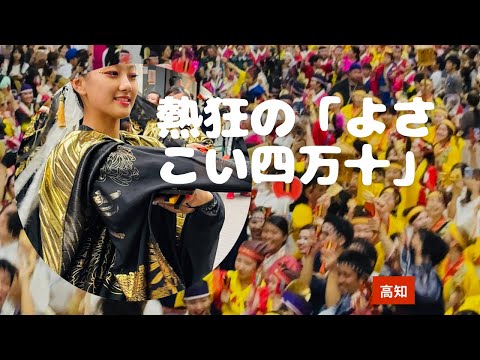 熱狂の「よさこい四万十」！過去最高の2500人が踊る(四万十市)