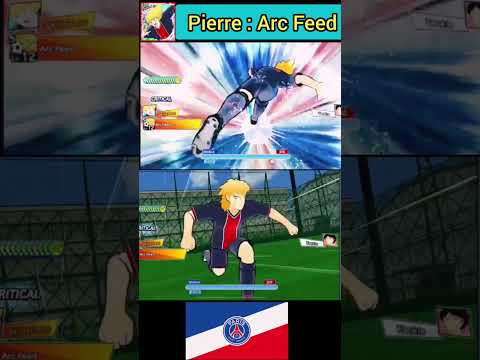 captain tsubasa dream team - Pierre  skill pass: Arc Feed