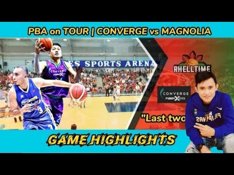 PBA on TOUR | Converge vs Magnolia | Intense last two minutes | 053123