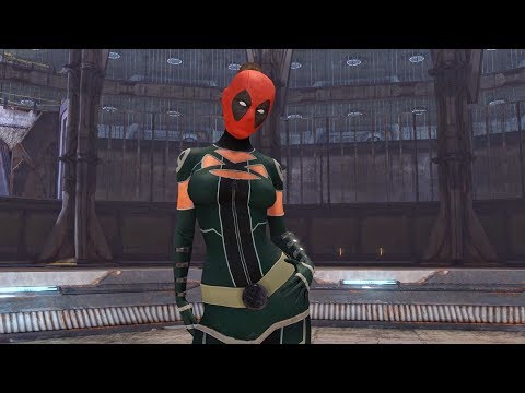 Rogue Turns Into Lady Deadpool (Deadpool Game)