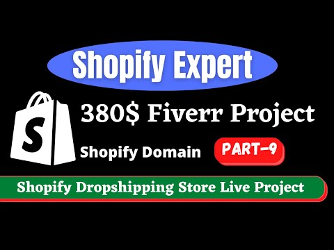 380$ Fiverr Order Live Project Shopify Dropshipping Store | Shopify Domain Buy part 9