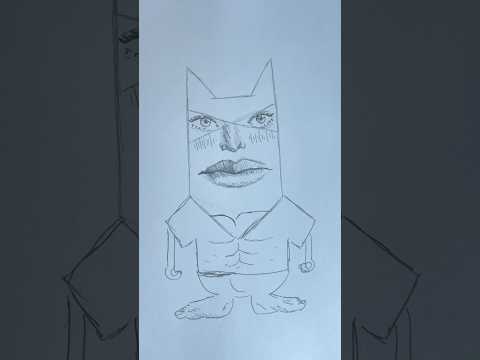 How to Draw a Realistic Batman 🦇