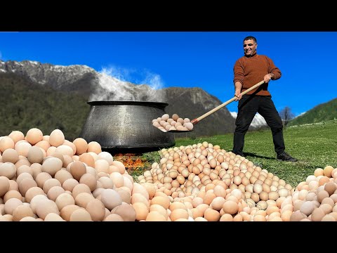 Recipe Of 500 Chicken Eggs!A Peaceful Life Away From The Hustle And Bustle Of The City!