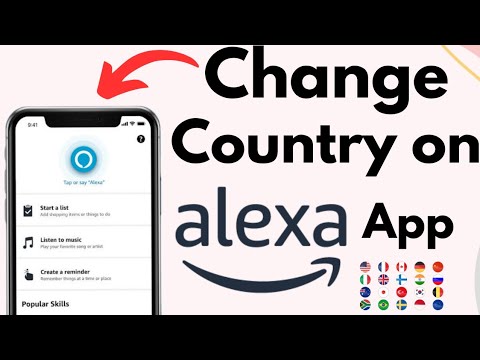 How to change country settings on Amazon Alexa App