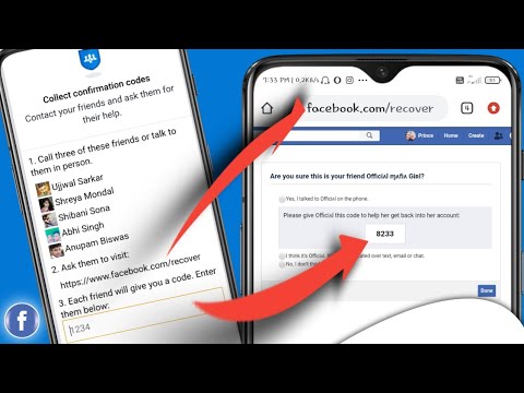 collect confirmation codes | https://www.facebook.com/recover | ask your friends for help facebook