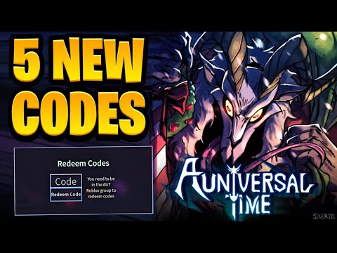 *NEW* ALL WORKING UPDATE 4.1 CODES FOR A UNIVERSAL TIME! ROBLOX AUT CODES