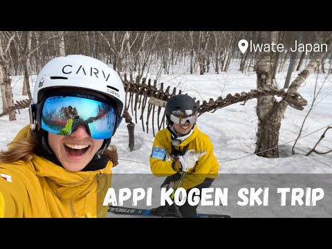 Skiing at Japan's Best Ski Resort - Appi Kogen in Iwate Prefecture