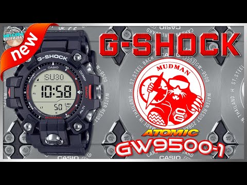 Killer New Mudman! | G-Shock Master Of G Mudman 200m Solar Atomic Quartz GW9500-1 Unbox & Review