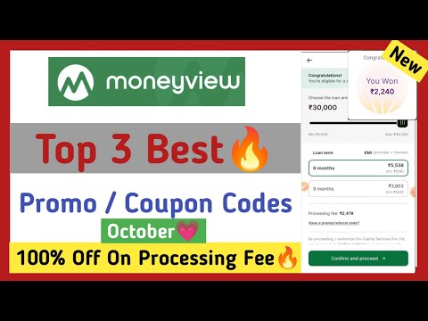 🔥Top 3 Promo Codes For Money View Loan App | 🎉Money View "Working" Latest Promo Codes/Coupon Code 🎉