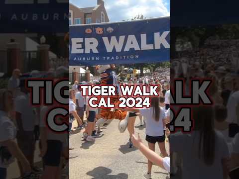 🐅 RELIVE IT | Tiger Walk for Auburn vs. Cal! #WarEagle #auburn #tigerwalk