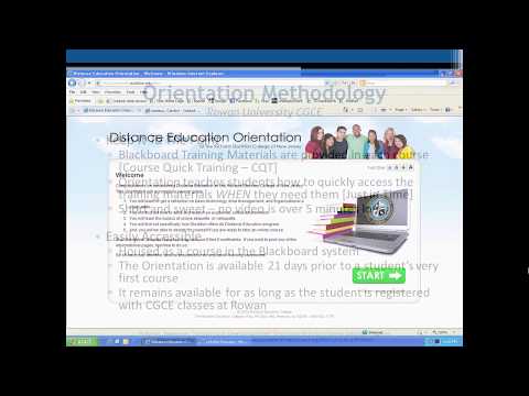 Overview of Online Orientation Modules