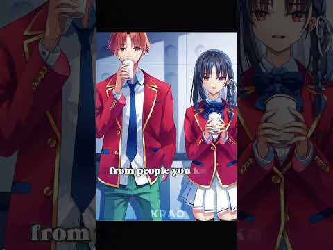 Ayanokoji's transfer || Classroom of the Elite || Ayanokoji Kiyotaka x Horikita Suzune #shorts #edit