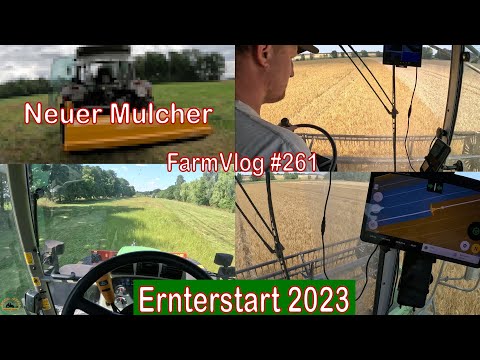 Farmvlog #261: Erntestart 2023 | Neuer Mulcher | 2. Schnitt