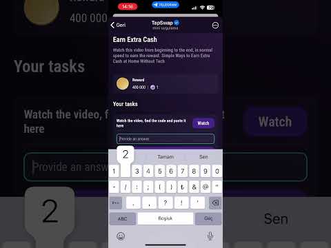 Earn Extra Cash I Tapswap Code