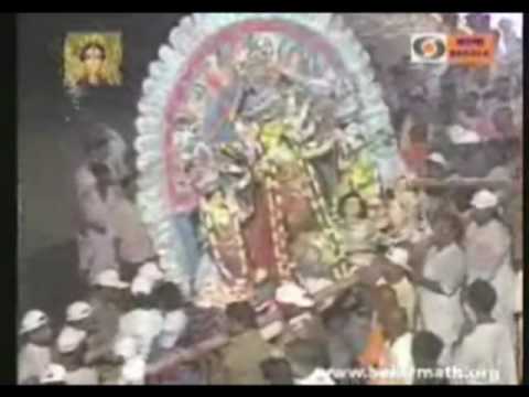 Durga visarjan and bhajan in Belur Math