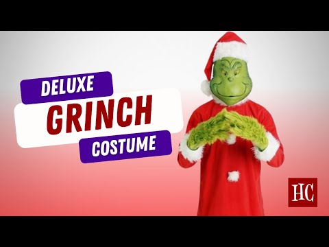 Deluxe Grinch Costume: | Perfect for Holiday Fun!