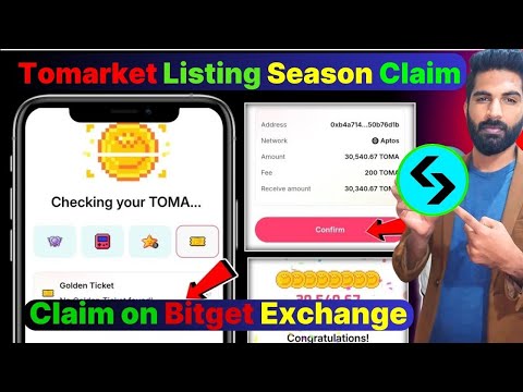 Tomarket listing season Airdrop claim on bitget Wallet lite | tomarket new update today