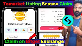 Tomarket listing season Airdrop claim on bitget Wallet lite | tomarket new update today