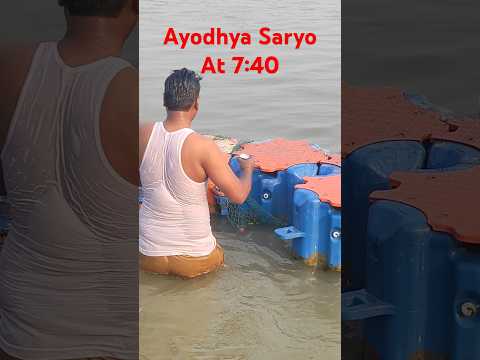 Ayodhya#saryooghaat#trending#bhakti#newyear2025