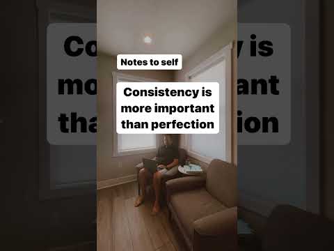 Consistency is more important than perfection.  #perfection #consistency #consistent #goals