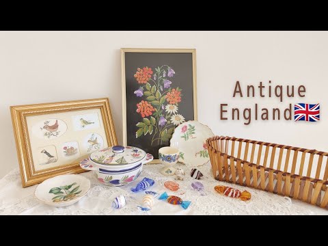 Antique Market in England【What I bought】Vintage items