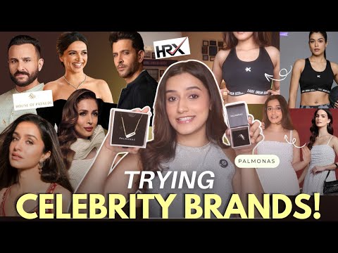 Testing *VIRAL* Celebrity OWNED Brands in India 🇮🇳 😳| Aashi Adani