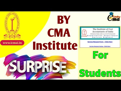 New Examination Service Request Portel Lounched by ICMAI ||For CMA Student||