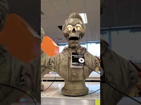 CVS Animated Skeleton Bust #halloween #shorts #halloweenanimatronics