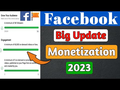 Facebook Very Big Monetization Update 2023 | Facebook Page Monetization Update 2023 | GuideZone