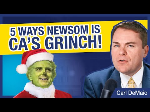 5 Ways Gavin Newsom is CA's Grinch!