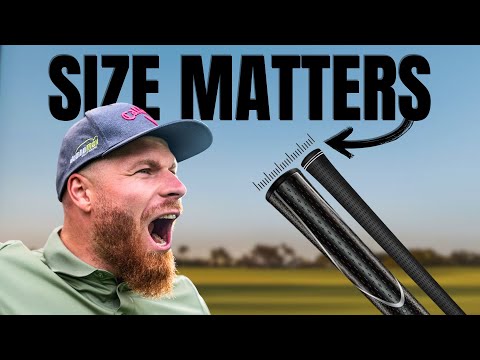 Can THICK GRIPS make you HIT IT STRAIGHTER? (Grip Fitting)