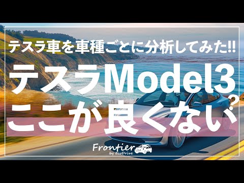 テスラモデル3で気になる3つの悪いところ【Tesla Model3】