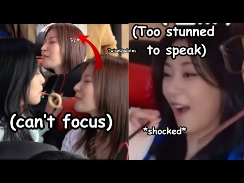 twice sana being suspicious to mina ft. momo fighting for her life