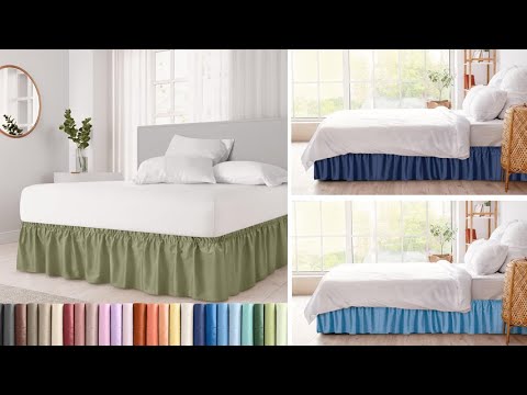 Wrap Around Dust Ruffle Bed Skirts by CGK Linens