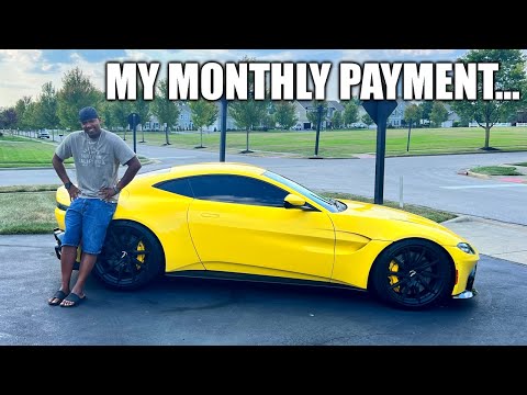 MONTHLY PAYMENT ON AN ASTON MARTIN...