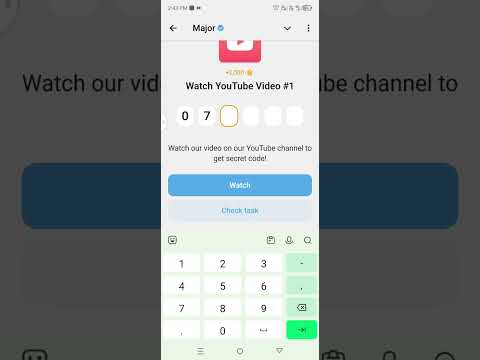 Major Watch YouTube Video #1 video code#telegram #trendingvideo #trendingreels #trendingshorts