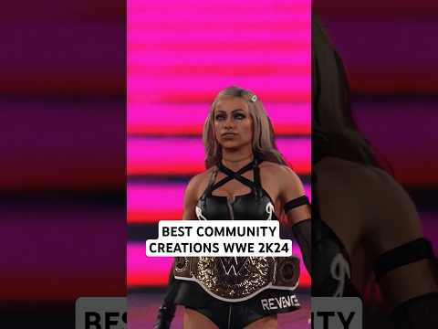 Best community creations in WWE 2K24 #wwe2k24 #wwe #aew #mjf #wwe2k