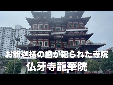 シンガポールに来たら絶対行きたい❗️仏牙寺龍華院♪