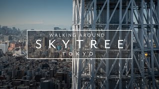 Walking around Tokyo Skytree, the tallest structure in Japan | Japan Walk 4k