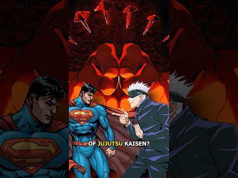 Gojo Satoru vs Superman - the Ultimate Battle #shorts #anime #jujutsukaisen