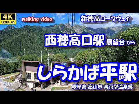 西穂高口駅 から しらかば平駅 【お散歩シリーズ】 岐阜県 奥飛騨温泉郷 新穂高温泉 新穂高ロープウェイ  24年9月20日