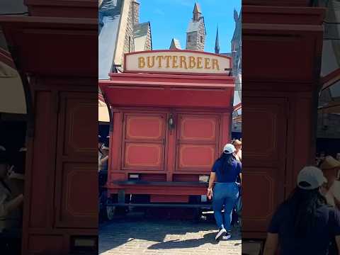 Butterbeer from Harry Potter land in Universal Studios Hollywood #harrypotter #wizardingworld