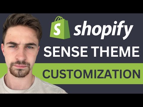 Shopify Sense Theme Customization For Beginners (2024) | Step By Step Tutorial